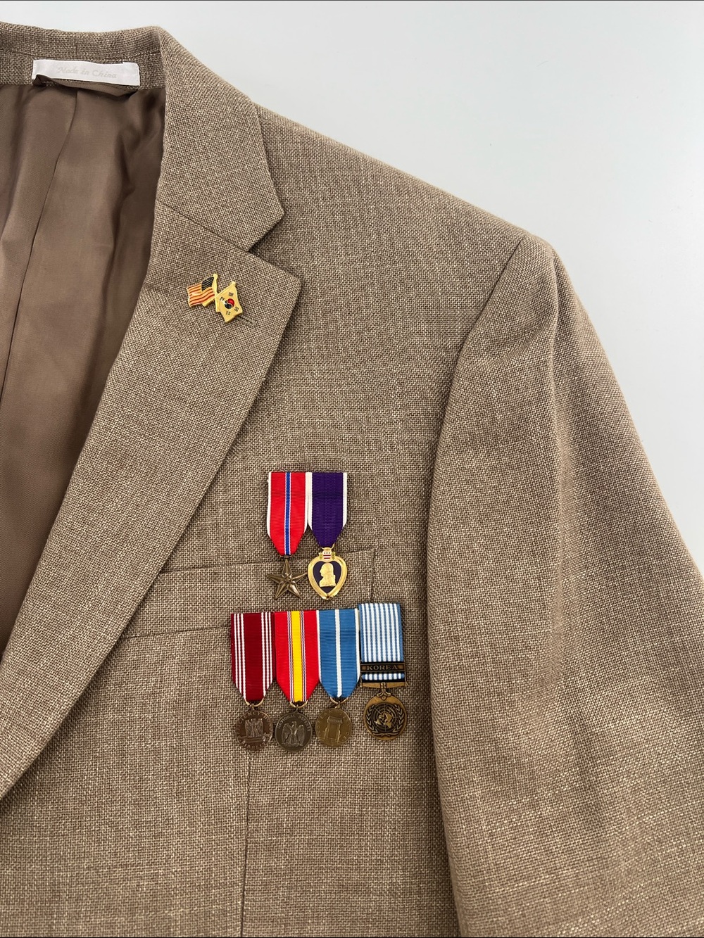 Collection of United States military decorations Korean War Purple Heart